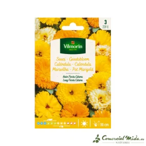 VILMORIN Semillas Caléndula Enana Fiesta Gitana