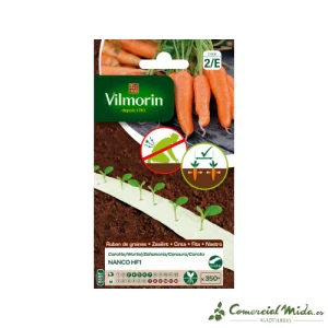Semillas de ZANAHORIA NANCO HF1 (cultivo fácil)