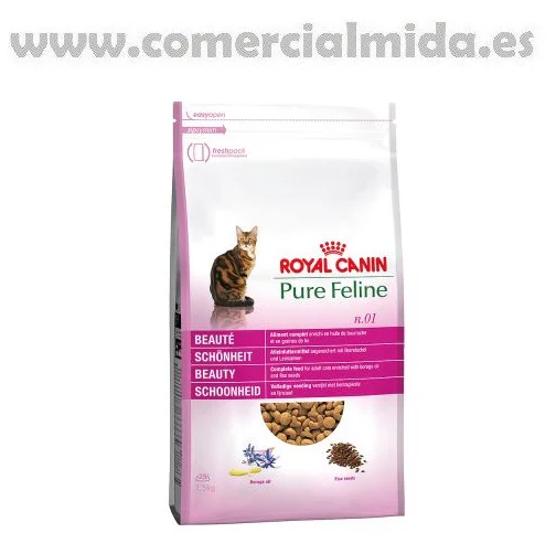 Pienso ROYAL CANIN PURE FELINE Nº1 BELLEZA para gatos
