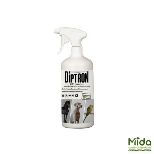 Insecticida total Antiparasitario para Mascotas de DIPTRON QM - 1L