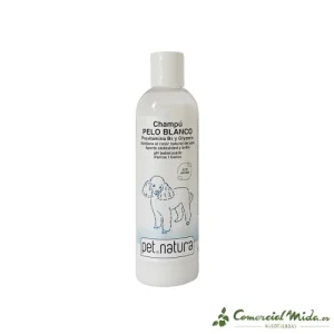 Champú PETNATURA Pelo Blanco para Perros y Gatos