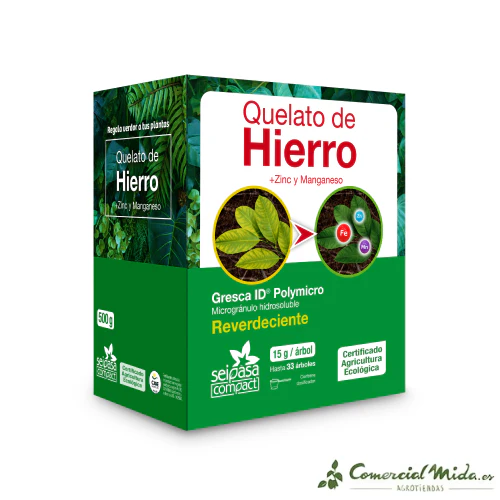 Seipasa Quelato de Hierro Gresca ID Polymicro Reverdeciente - Imagen 2