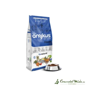 Amykus Original Fish Plus+, Pienso para Perros con Base de Pescado