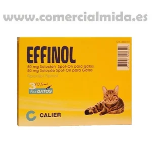 Pipetas EFFINOL para gatos anti pulgas y garrapatas