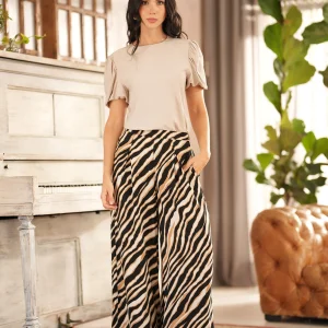 Blusa cuello redondo