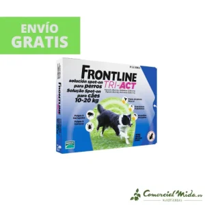 FRONTLINE TRI-ACT M Pipetas Antiparasitarias para Perros 10-20 KG - 6 pipetas