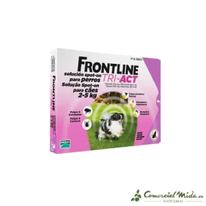 FRONTLINE TRI-ACT XS Pipetas Antiparasitarias para Perros 2-5 KG
