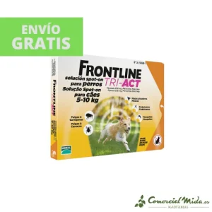 FRONTLINE TRI-ACT S Pipetas Antiparasitarias para Perros 5-10 KG - 6 pipetas