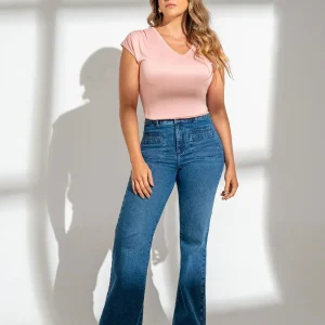 Camiseta cuello en V