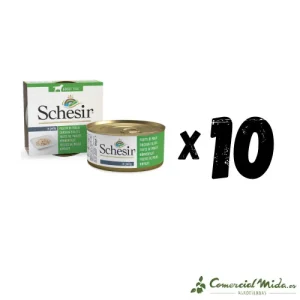 SCHESIR Perro Lata de Pollo en Gelatina Pack 10X150gr