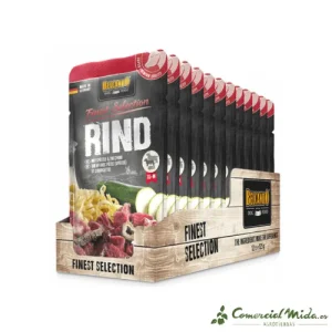 BELCANDO RIND Ternera, Pasta al Huevo y Calabacín Alimento Húmedo Perros