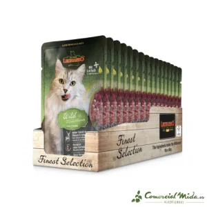 LEONARDO Menú de Venado + Arándano Alimento para Gatos Adultos Pack 16x85 gr