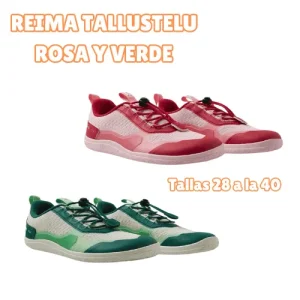 Zapatillas Deportivas Respetuosas Reima Tallustelu Rosa y Verde