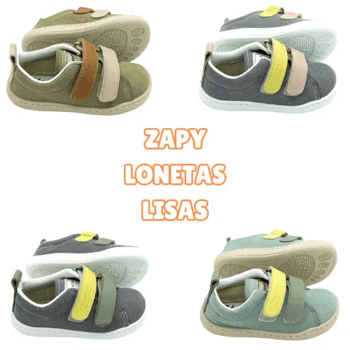 Calzado Respetuoso Zapy Lonetas Lisas 2 Velcros - Imagen 3