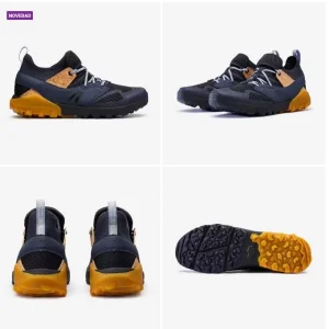 Zapatillas marcha nórdica Hombre transpirables NW 500 azul oscuro