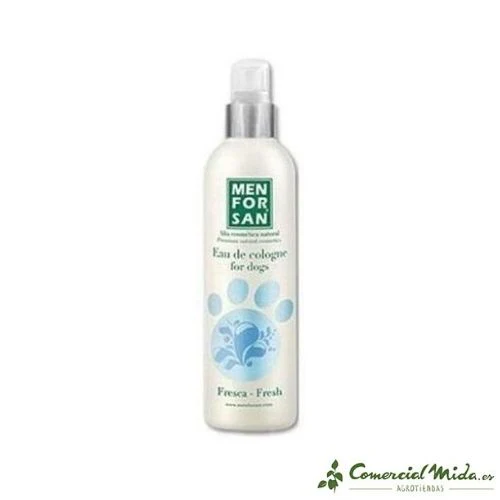 Agua de colonia MENFORSAN 125ml fragancia FRESH para perros