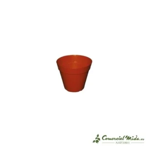 Maceta de Plástico Rojo Teja Rallada ARTEMA para Jardinería