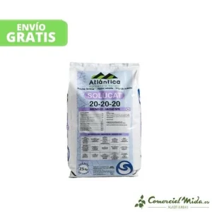Abono Cristalino NPK Solucat 20-20-20 25 Kg