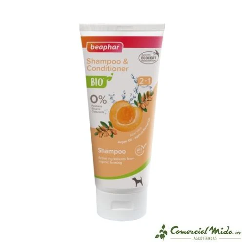 Champú Bio Desenredante BEAPHAR Natural para Perros 200ml - Imagen 2