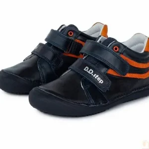 Zapatos Respetuosos D.D. Step Royal Blue Líneas Naranja