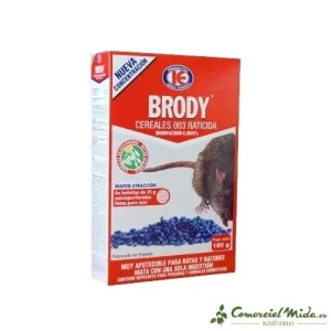 BRODY CEREALES, Raticida en Grano (Brodifacoum)