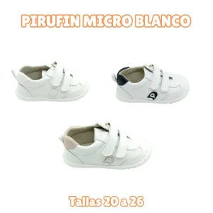 Calzado Respetuoso Pirufin Micro Blanco