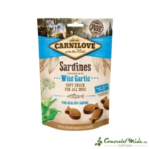 CARNILOVE CANINE SNACK SARDINAS AJO