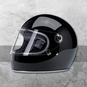 Casco Gringo S – Negro Brillante