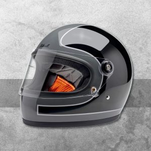 Casco Gringo S – Tormenta Negro y Gris