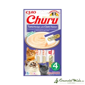 Churu CAT Snack Crema de atún con almeja