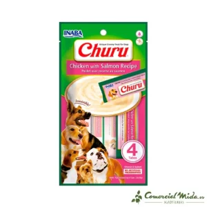 Churu DOG Snack Crema de pollo con salmón