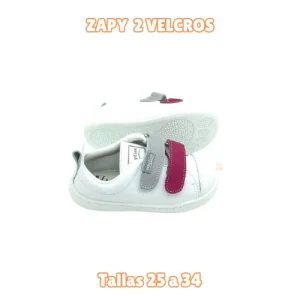 Deportivas Respetuosas Zapy Blanco Fucsia