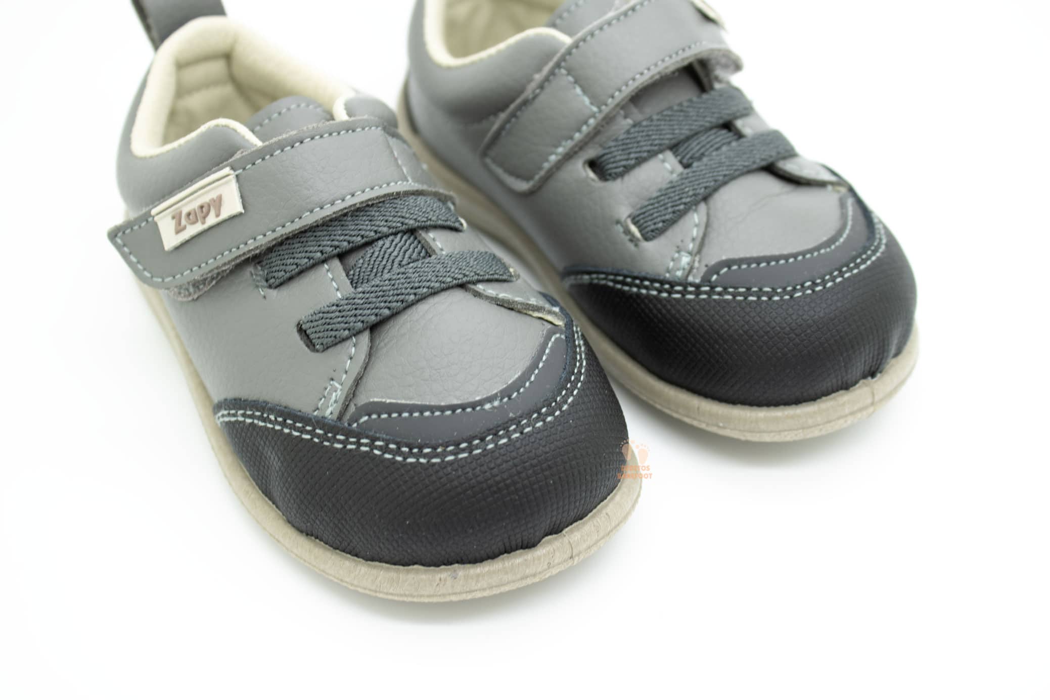 Deportivas Respetuosas Zapy Microfibra Jeans Gris - Imagen 7
