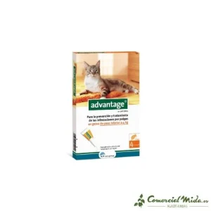 Pipetas Antiparasitarias ECUPHAR ADVANTAGE para Gatos