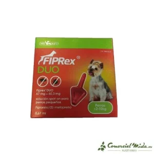 Pipeta Antiparasitaria FIPREX DUO con Fipronilo para Perros
