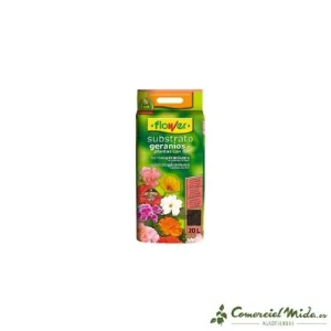 Substrato FLOWER para Geranios y Plantas con Flor 20L
