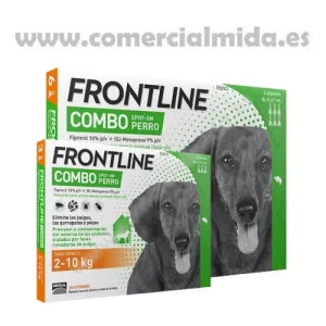 FRONTLINE COMBO, Pipetas Antiparasitarias Para Perros Pequeños (2 a 10 kg)