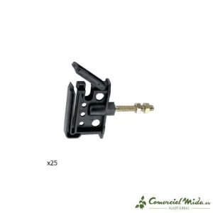 Aislador para Hilo/Cinta 40 mm para Poste de Metal