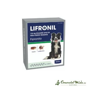 Pipeta LIFRONIL para Perros Medianos 10 - 20 Kg (BLISTER 6x134 mg)