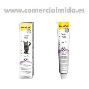 GimCat SENIOR AGE 7+, malta para gatos maduros y viejos