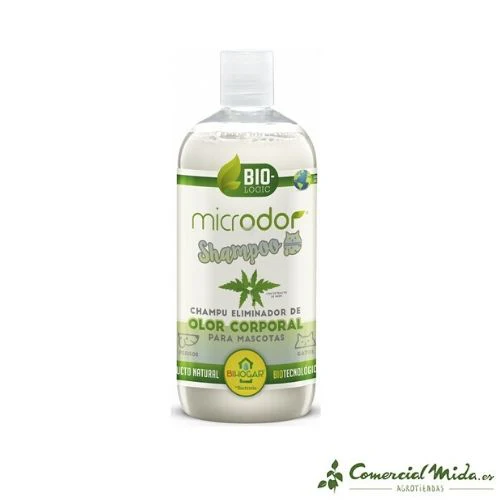 MICRODOR CHAMPU 500ml Eliminador Olor Corporal de Mascotas