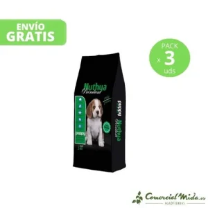 Pienso NUTHYA Premium Puppy  9 kg (3 x 3 Kg) para Cachorros