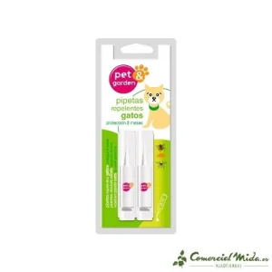 PET&GARDEN Pipeta Repelente de Insectos para Gatos