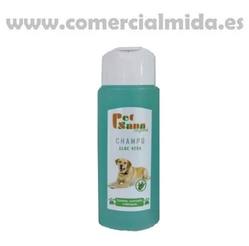 Champú con aloe vera para perros PET SANA 250ml - Imagen 2