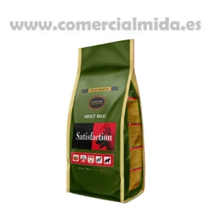 Pienso SATISFACTION ADULT MAXI para perros grandes adultos - 15 kg