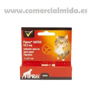 Fiprex C 52.2 mg Fipronilo Pipeta Antiparasitaria para Gatos