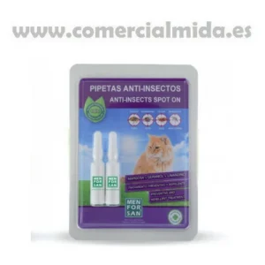 Pipetas antiparasitarias natural MENFORSAN para gatos (2 unidades)