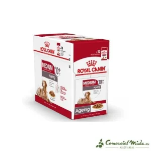 Alimento ROYAL CANIN ADULT MEDIUM AGEING 10+ WET Perros Senior Medianos 10x140gr