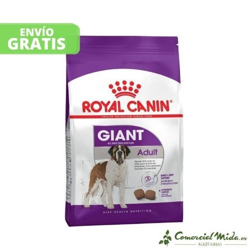 Pienso ROYAL CANIN GIANT ADULT perros de tamaño gigante (A partir de 18/24 meses de edad)