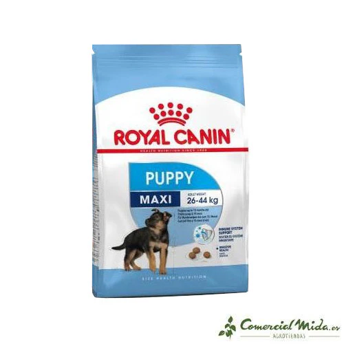 Pienso ROYAL CANIN MAXI PUPPY perros de tamaño grande (Hasta 15 meses) - Imagen 2